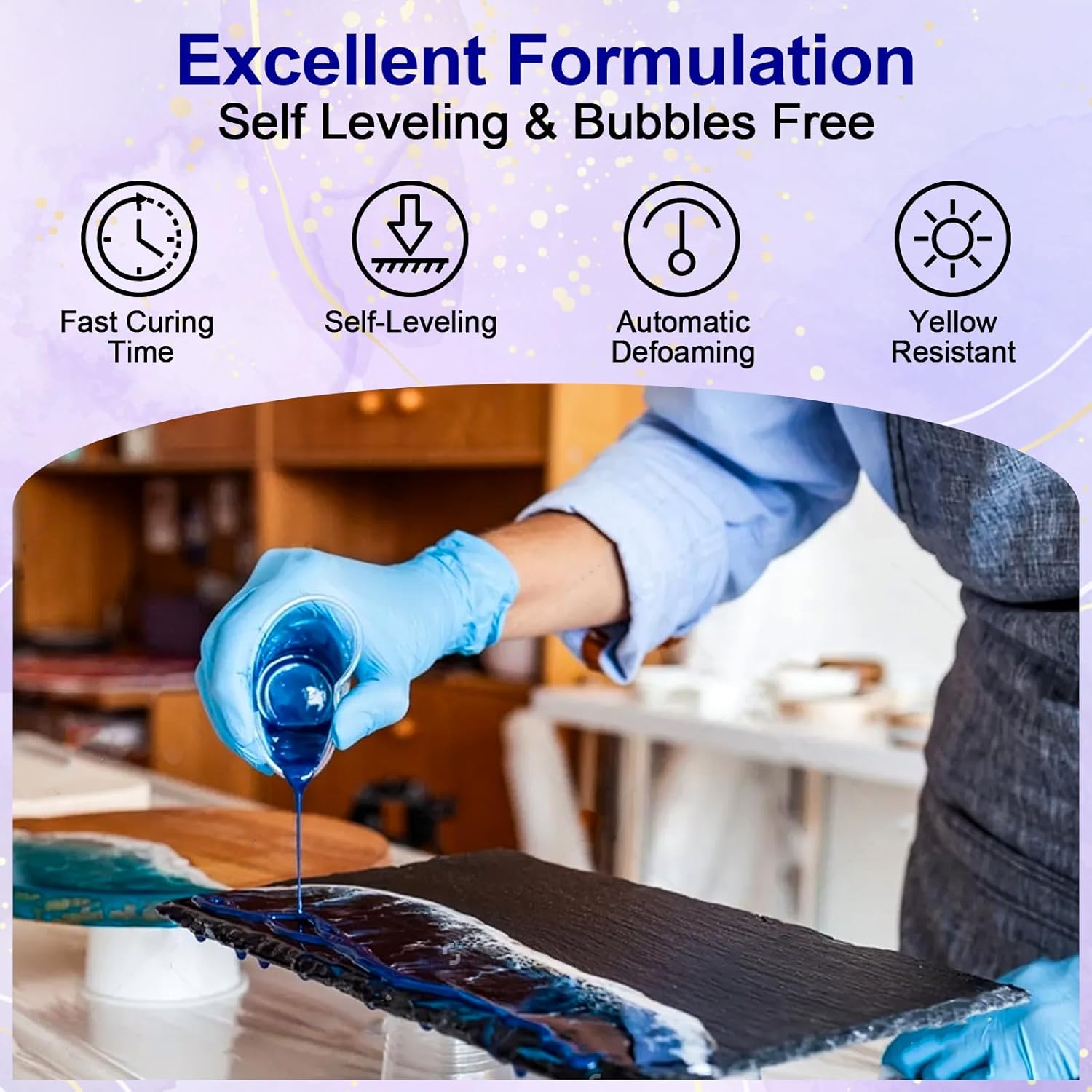 Clear Epoxy Resin AB Glue Hard - Art Craft Glue 评论和价格
