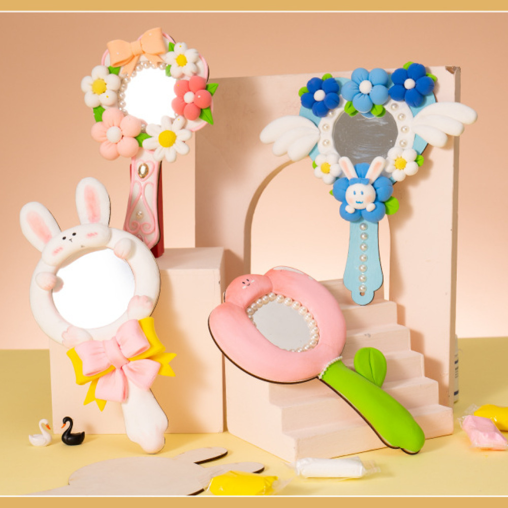 Kids Handicraft Clay Mirror Se - Art Craft Activities For Preschoolers 评论和价格