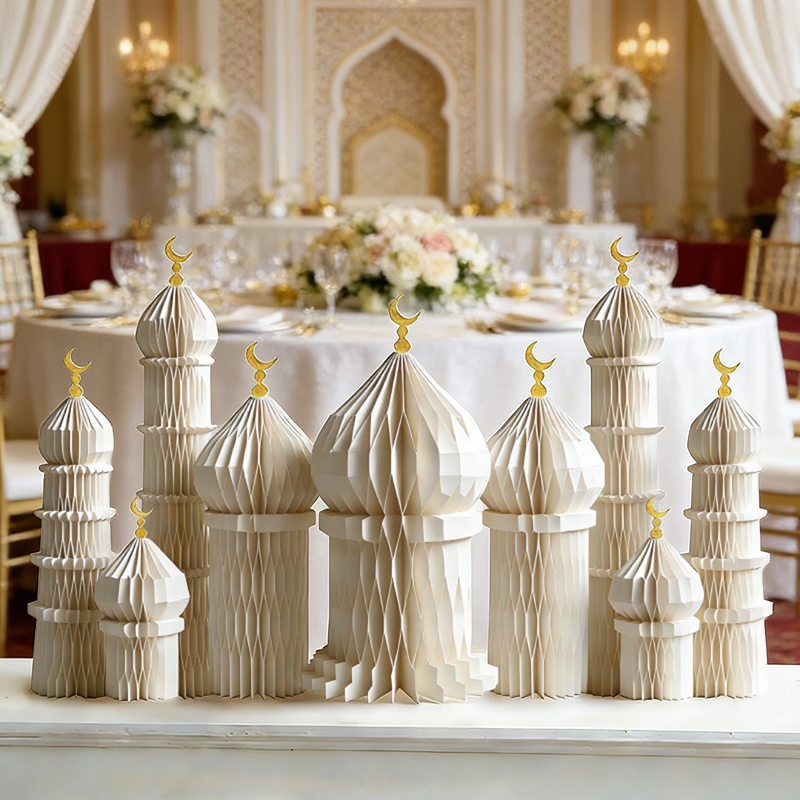 3D Honeycomb Paper Art Palace  - Art Craft Earth Day 评论和价格