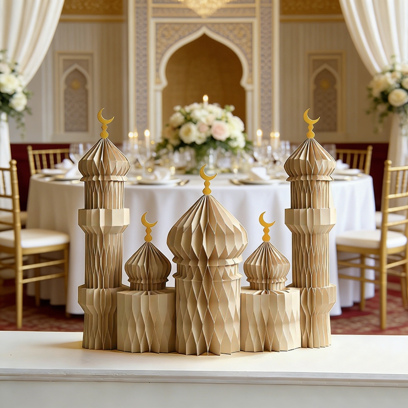 3D Honeycomb Paper Art Palace  - Art Craft Earth Day 评论和价格