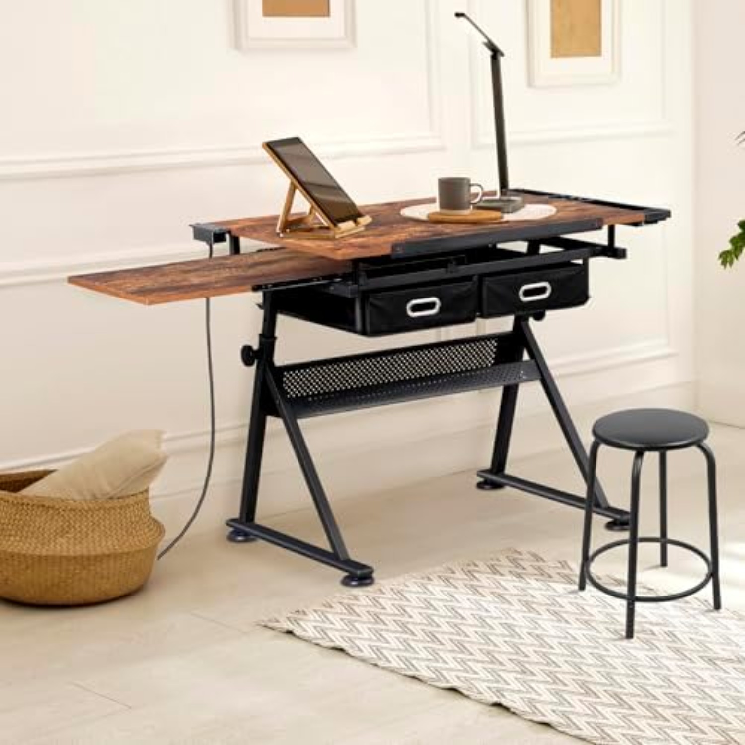 Adjustable Drafting Table with - Art Craft And 评论和价格