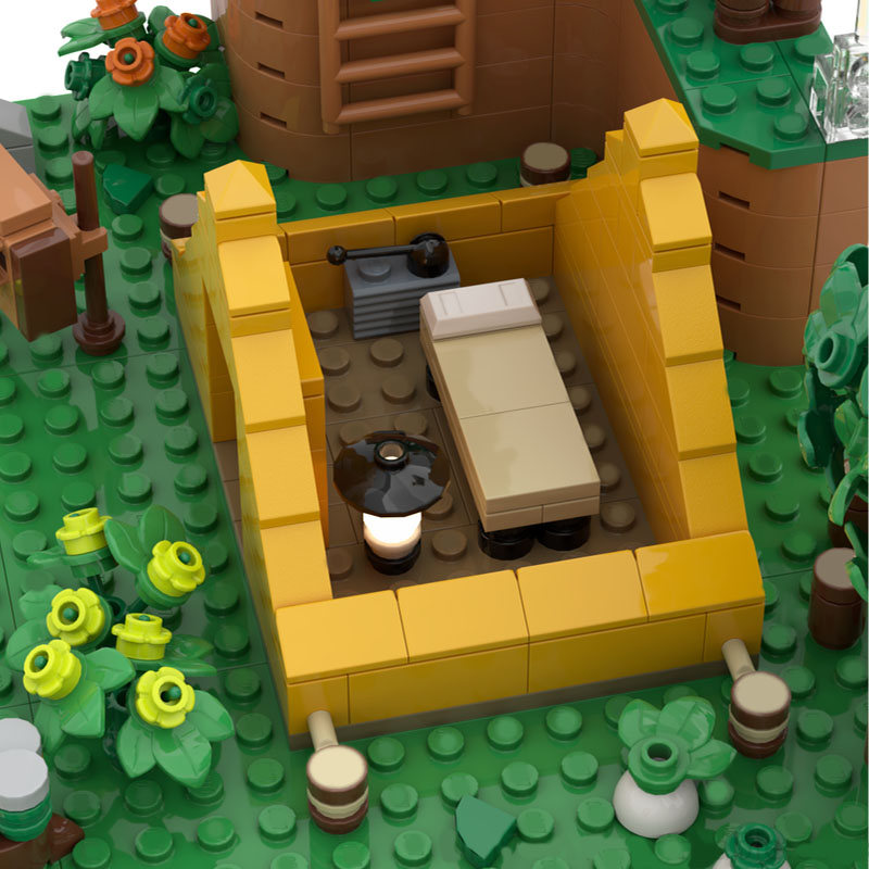 909pcs MOC Animal Crossing Vil - Art Craft Village 评论和价格
