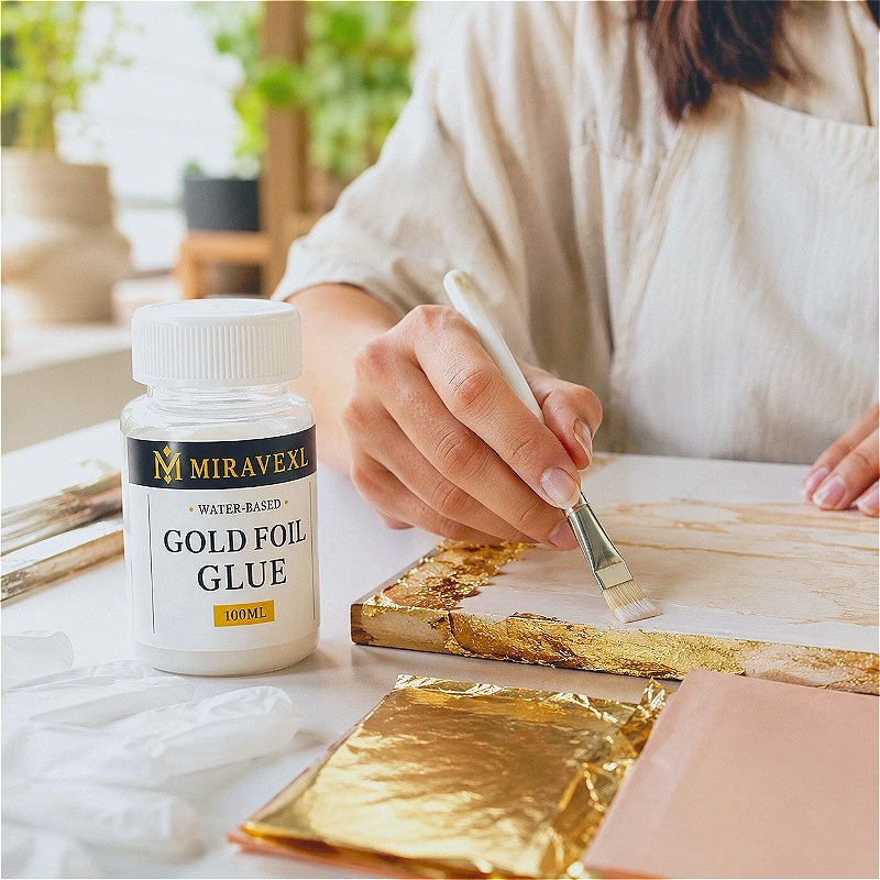 50/100ml Water Based Gold Foil - Art Craft Earth Day 评论和价格