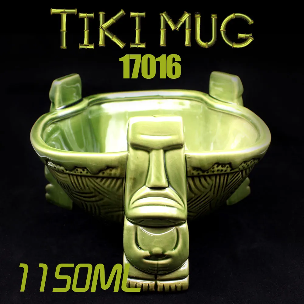 Big Tiki bowl Cocktail Cup Bee - Art Craft Cup 评论和价格