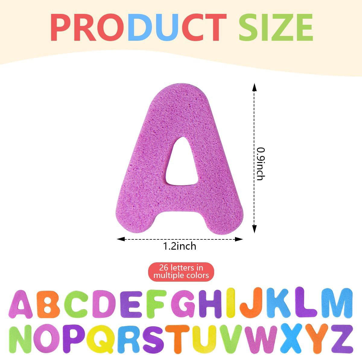 156-468pcs Foam Letter Sticker - Art Craft Letter A 评论和价格