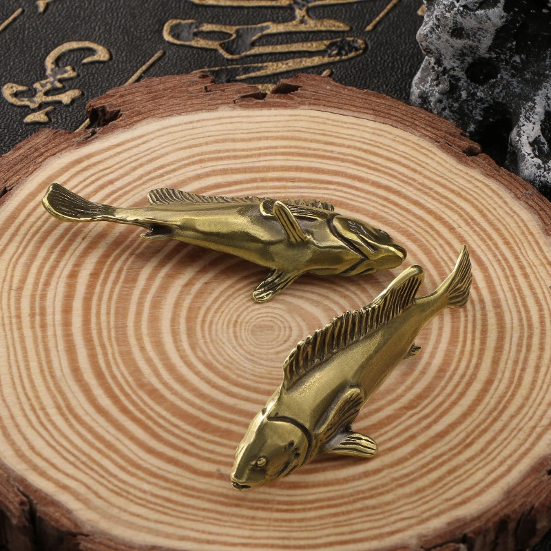 1 PC Brass Fish Ornament Creat - Art Craft Easter 评论和价格