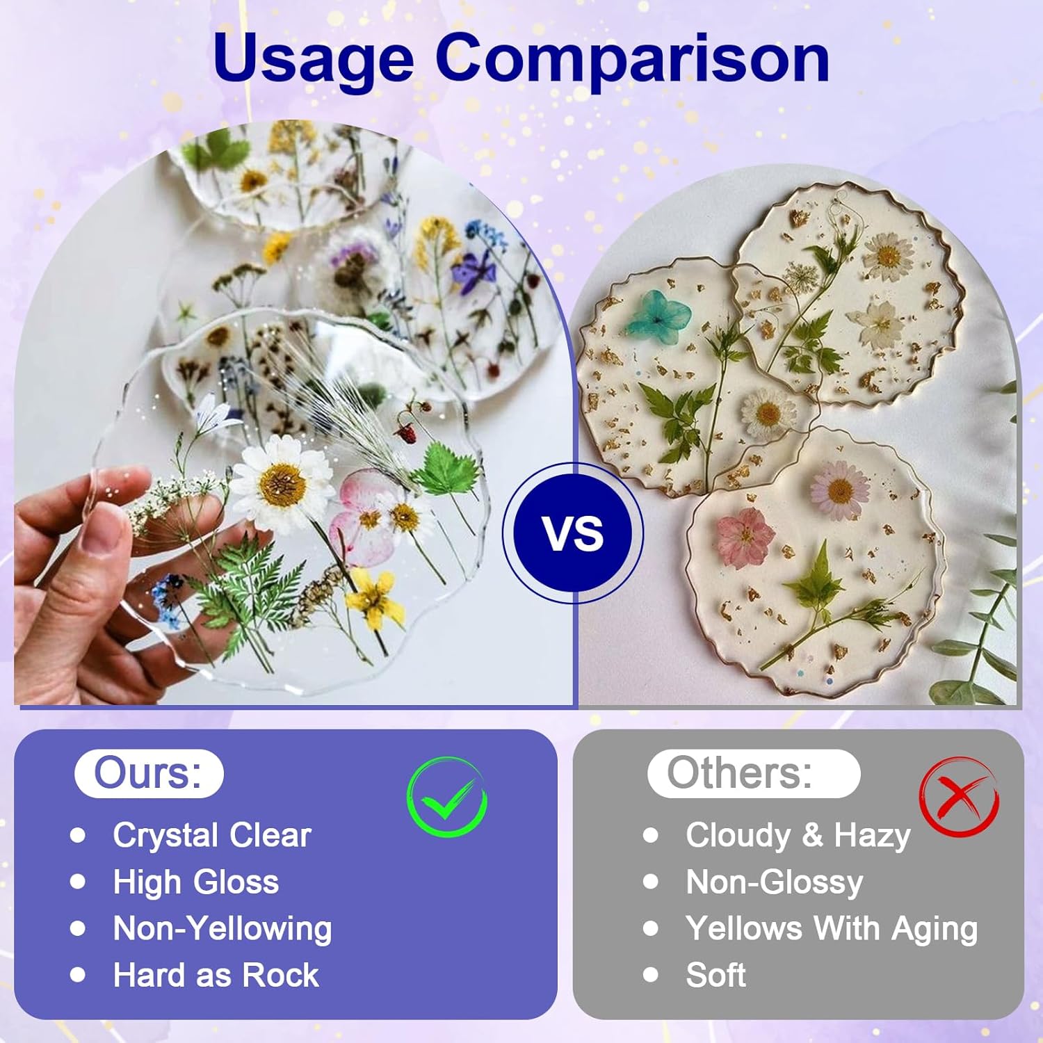 Clear Epoxy Resin AB Glue Hard - Art Craft Glue 评论和价格