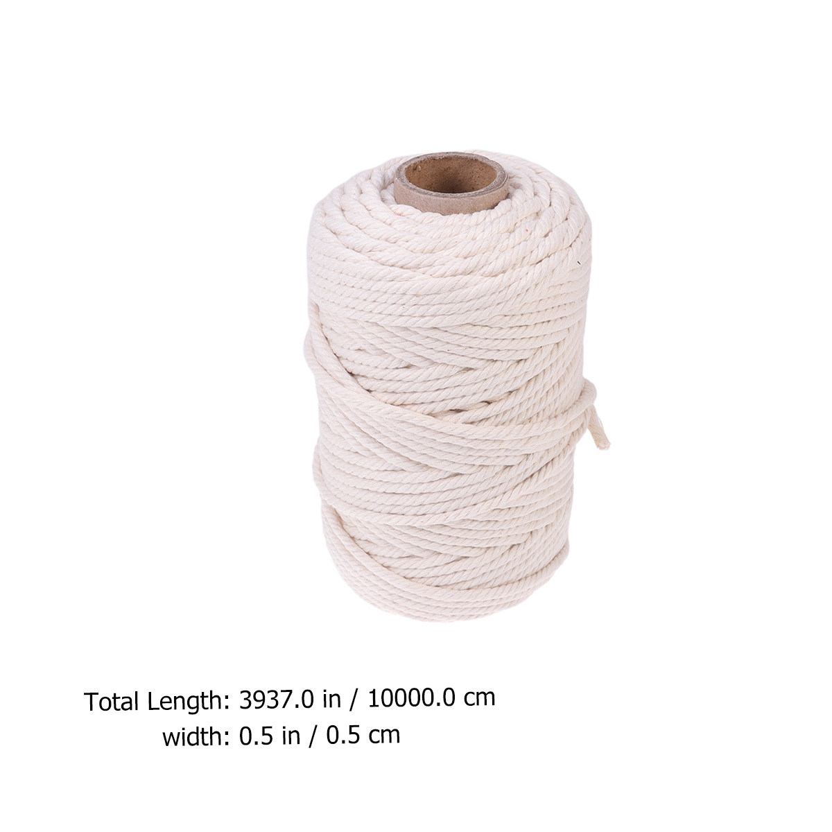 100M Natural Cotton Rope 5Mm U - Macrame Cord Cotton 评论和价格
