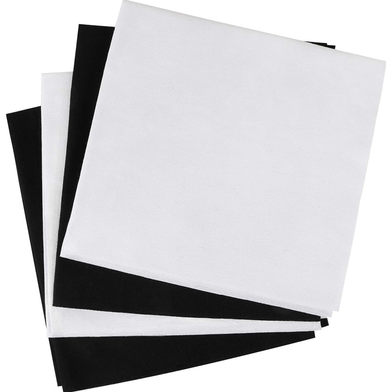 4 Pieces of Linen Fabric, Soli - Art Craft Table 评论和价格