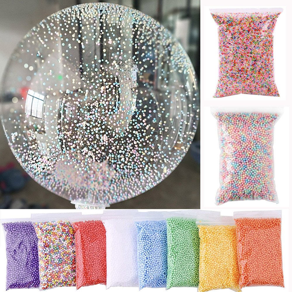 10g 2.5-3mm Foam Beads Colorfu - Art Craft Earth Day 评论和价格