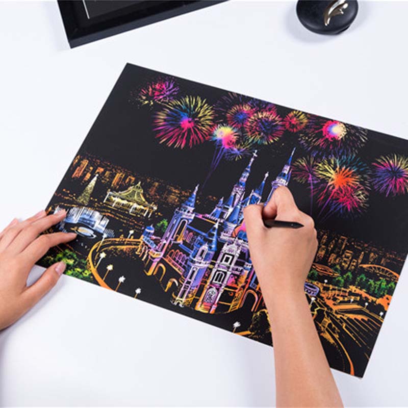 New Creative Magic Scratch Art - Art Craft Notebook 评论和价格