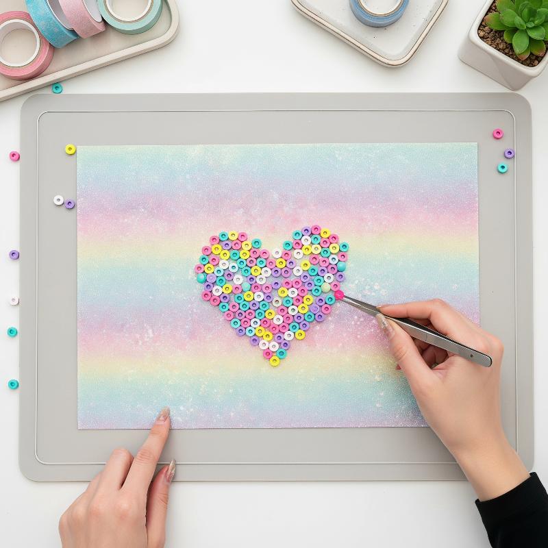 Gradient Glitter Fuse Bead Iro - Art Craft In Paper 评论和价格