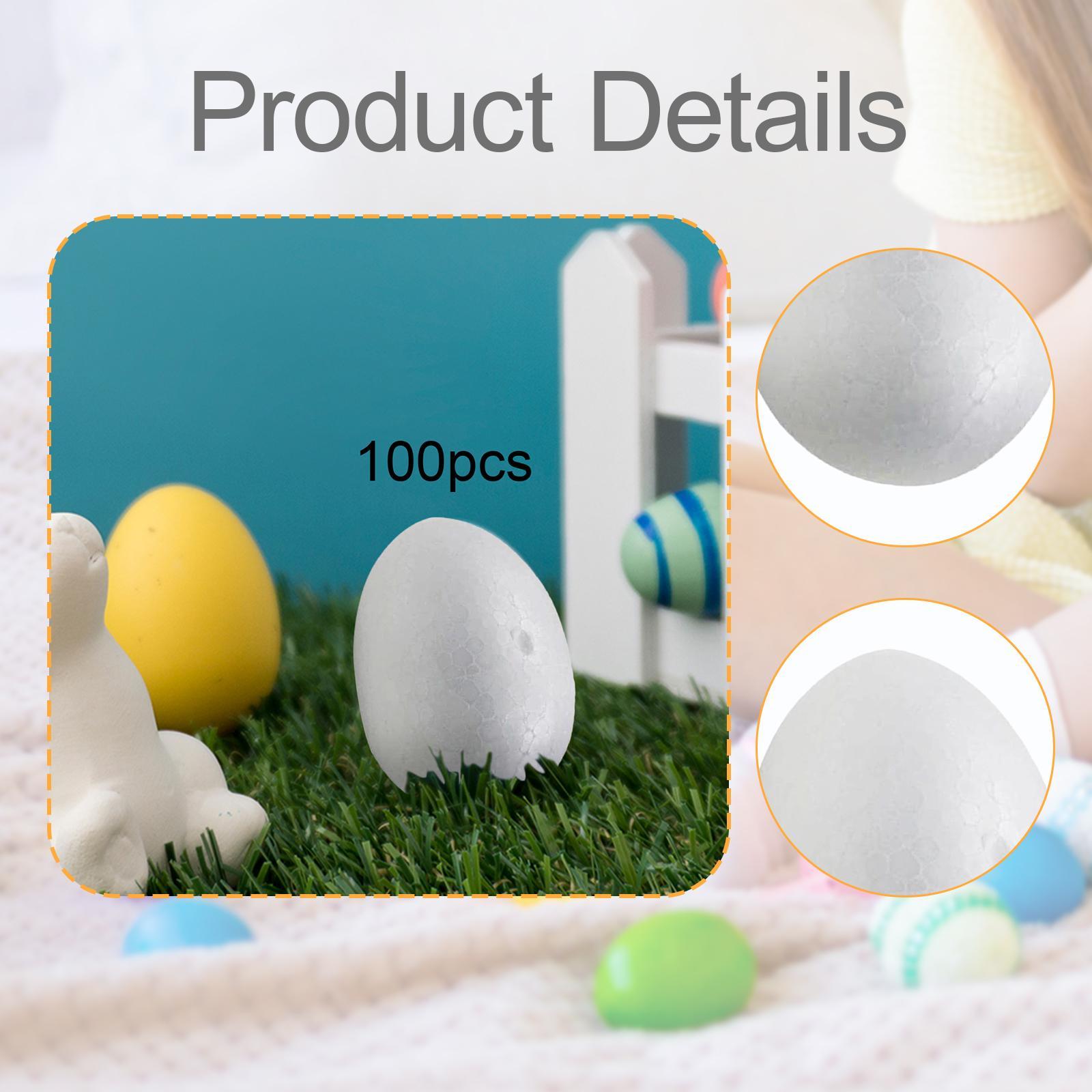Foam Easter Eggs White Craft D - Art Craft Easter 评论和价格