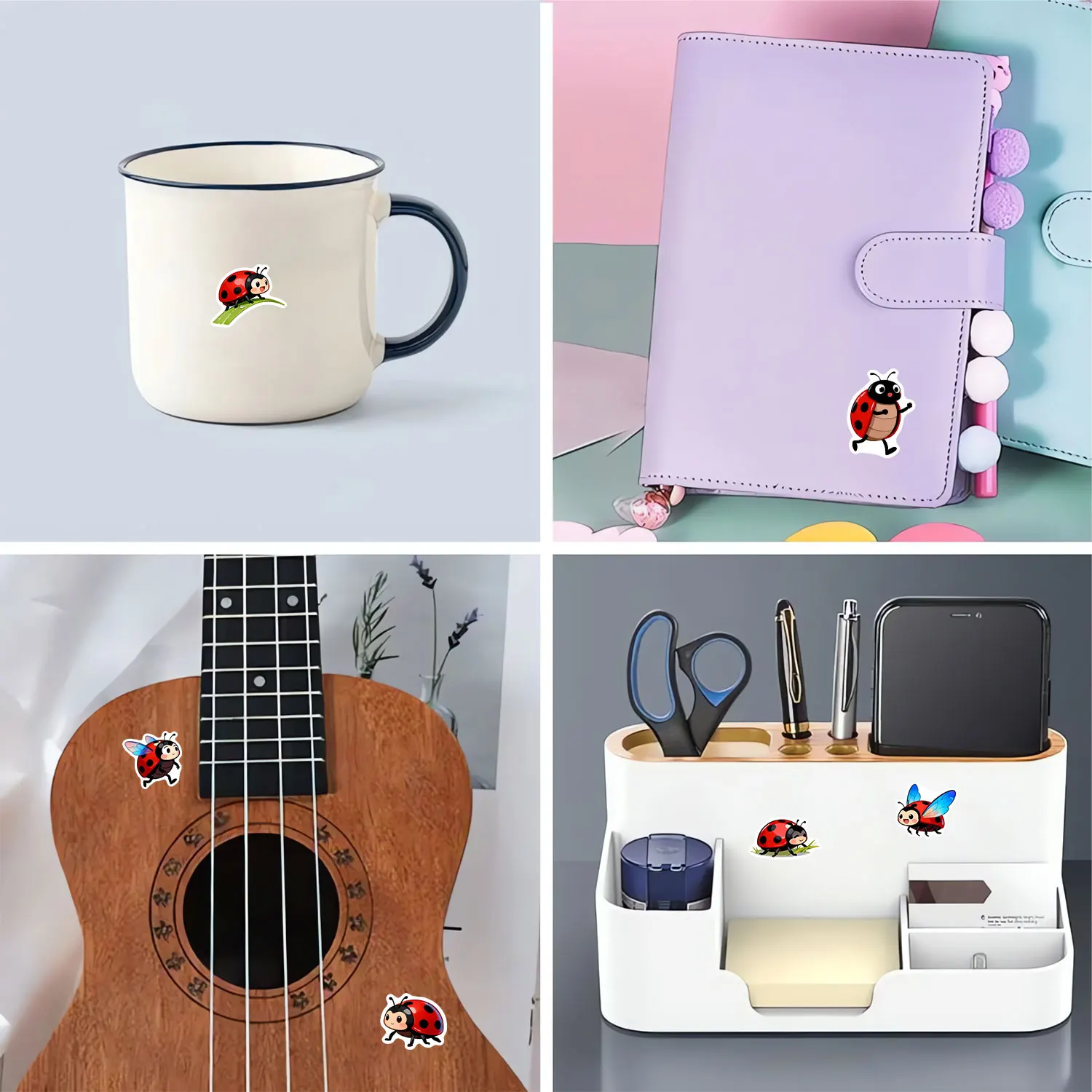 1Roll(500Pcs)10 Irregular Cart - Art Craft Ladybug 评论和价格