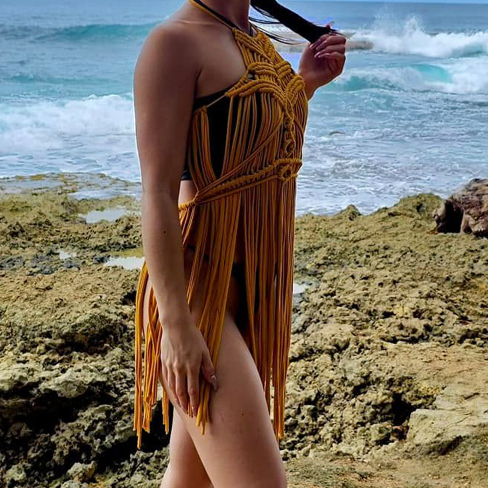 Festival Vacation Boho Beach W - Macrame Cord Cotton 评论和价格