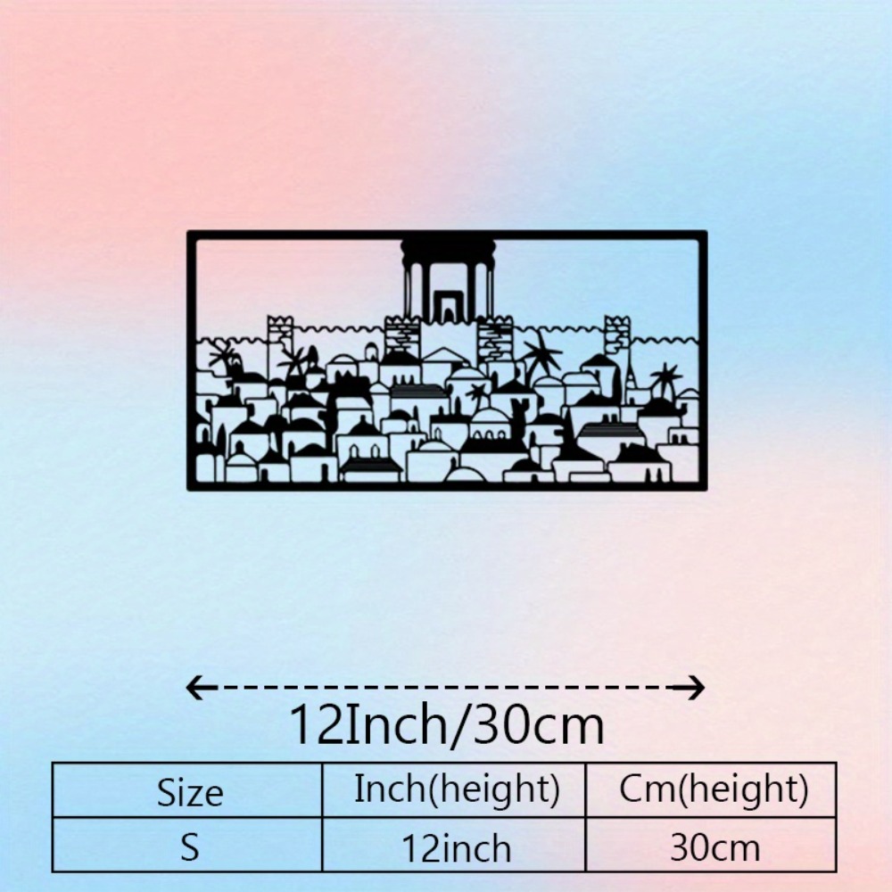 CIFBUY Metal Wall Art Jerusale - Art & Craft Photos 评论和价格