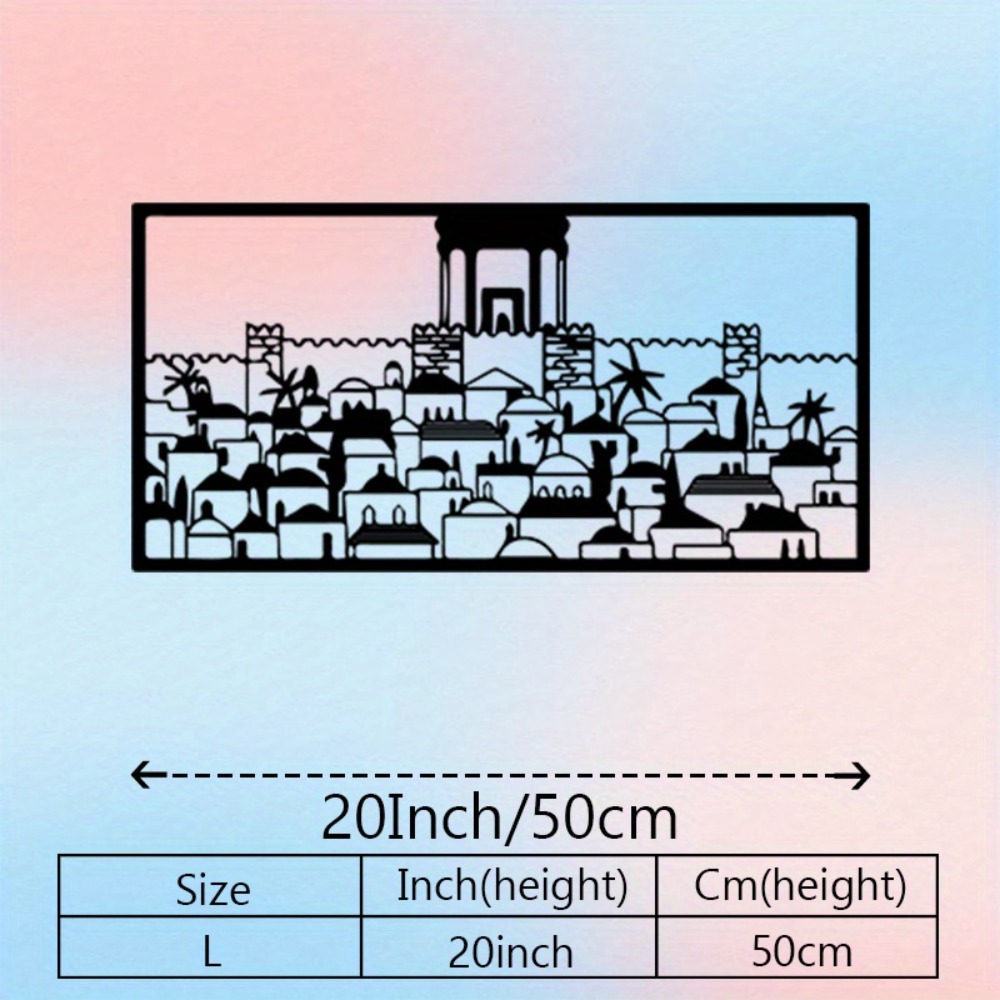 CIFBUY Metal Wall Art Jerusale - Art & Craft Photos 评论和价格