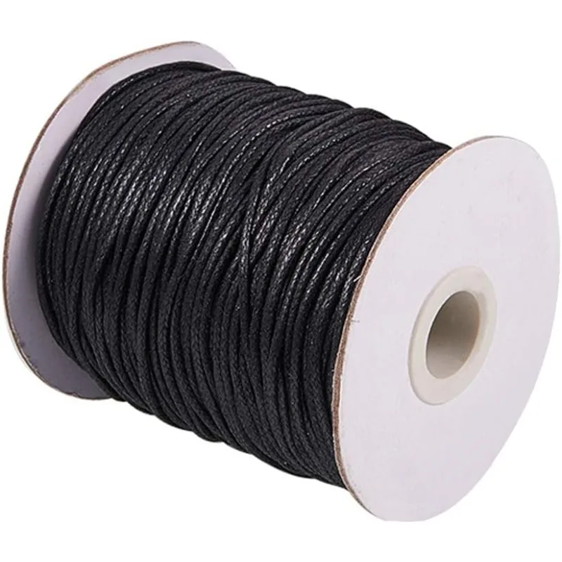 1Roll 100 Yards Waxed Cord Cot - Macrame Cord Cotton 评论和价格