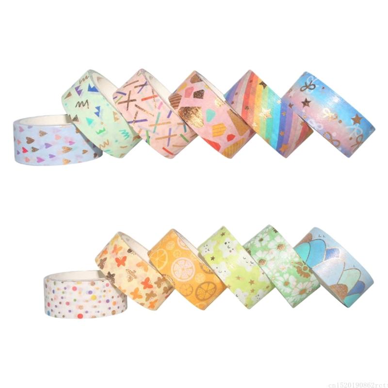D5BB 12Roll Decorative Paper T - Art Craft Notebook 评论和价格