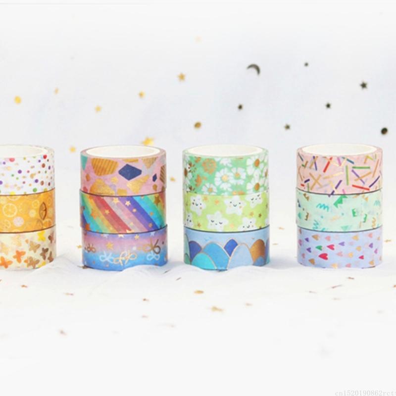 D5BB 12Roll Decorative Paper T - Art Craft Notebook 评论和价格